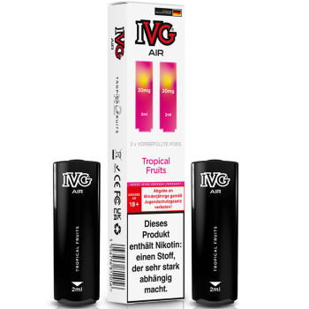 IVG Air – Tropical Fruits – Prefilled Pod 2er Pack 2ml 20mg