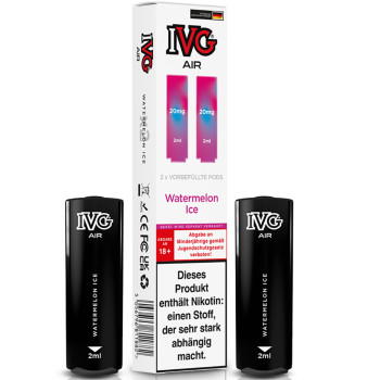 IVG Air – Watermelon Ice – Prefilled Pod 2er Pack 2ml 20mg