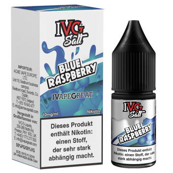 IVG Blue Raspberry NicSalt Liquid 10ml / 10mg