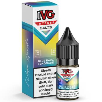 IVG Intense Blue Razz Lemonade NicSalt Liquid 10ml / 20mg
