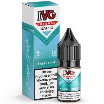 IVG Intense Fresh Mint NicSalt Liquid 10ml / 20mg