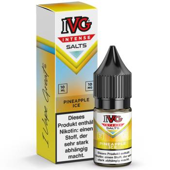 IVG Intense Pineapple Ice NicSalt Liquid 10ml / 10mg