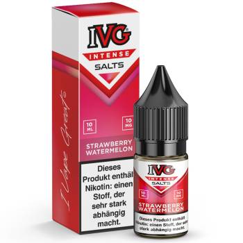 IVG Intense Strawberry Watermelon NicSalt Liquid 10ml / 20mg