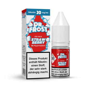 Strawberry Ice 10ml 20mg NicSalt Liquid by Dr. Frost