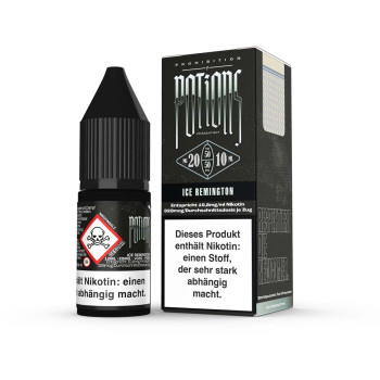 Ice Remington NicSalt Liquid by Potions 10ml / 20mg