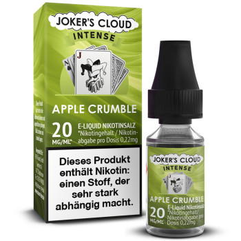 Jokers Cloud Intense Apple Crumble Liquid 10ml / 20mg Nikotinsalz