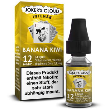 Jokers Cloud Intense Banana Kiwi Liquid 12mg / 10ml