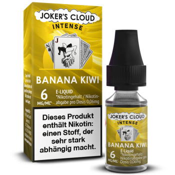 Jokers Cloud Intense Banana Kiwi Liquid 6mg / 10ml