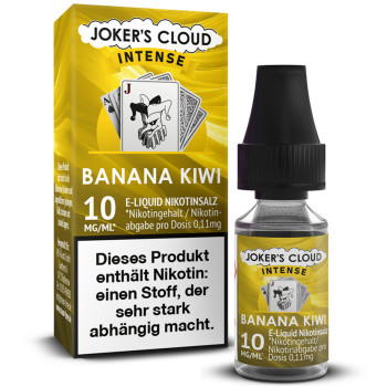 Jokers Cloud Intense Banana Kiwi Liquid 10ml / 10mg Nikotinsalz