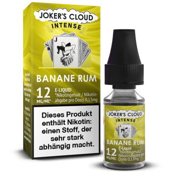 Jokers Cloud Intense Banane Rum Liquid 12mg / 10ml