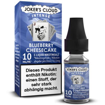 Jokers Cloud Intense Blueberry Cheesecake Liquid 10ml / 10mg Nikotinsalz