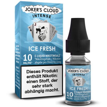 Jokers Cloud Intense Ice Fresh Liquid 10ml / 10mg Nikotinsalz