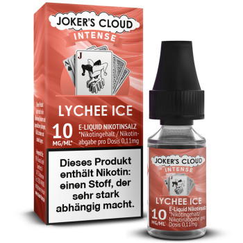 Jokers Cloud Intense Lychee Ice Liquid 10ml / 10mg Nikotinsalz