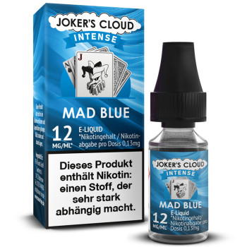 Jokers Cloud Intense Mad Blue Liquid 12mg / 10ml