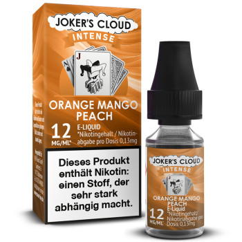 Jokers Cloud Intense Orange Mango Peach Liquid 12mg / 10ml