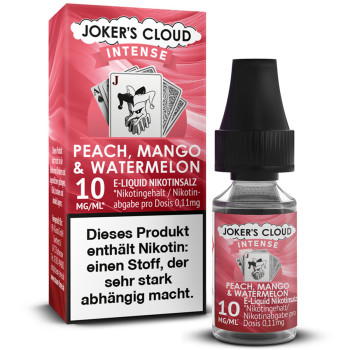 Jokers Cloud Intense Peach Mango Watermelon Liquid 10ml / 10mg Nikotinsalz