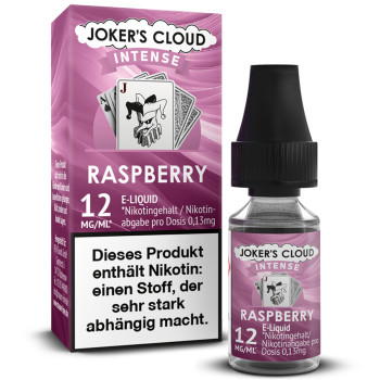 Jokers Cloud Intense Raspberry Liquid 12mg / 10ml