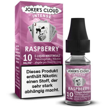 Jokers Cloud Intense Raspberry Liquid 10ml / 10mg Nikotinsalz