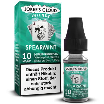 Jokers Cloud Intense Spearmint Liquid 10ml / 20mg Nikotinsalz