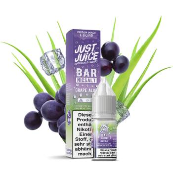 Just Juice Bar Grape Aloe NicSalt Liquid 10ml / 10mg