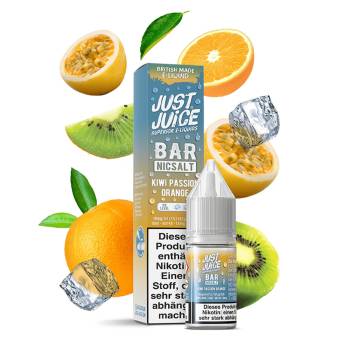 Just Juice Bar Kiwi Passion Orange NicSalt Liquid 10ml / 10mg