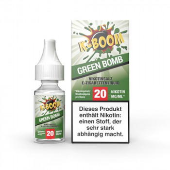 Green Bomb 10ml 20mg NicSalt by K-Boom Nic Salt