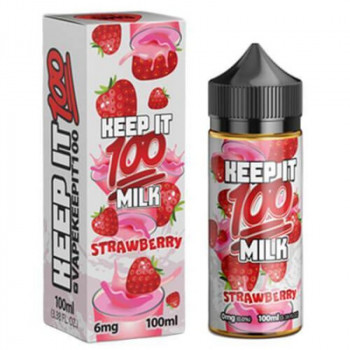 Strawberry Milk (100ml) Plus e Liquid by Keep it