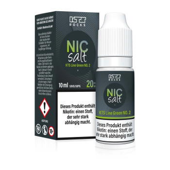 KTS Line – Green No. 2 10ml 20mg NicSalt Liquid by KTS