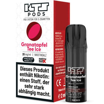 KTS Pod – Granatapfel Tee Ice – Prefilled Pod 1er Pack 2ml 20mg