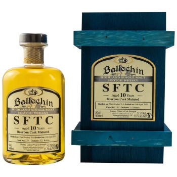 Ballechin SFTC 10 Jahre 2010/2021 Bourbon Cask #339 Single Malt Scotch Whisky 52,7 % Vol. 500ml