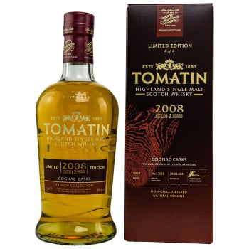 Tomatin 2008/2021 Cognac Edition Single Malt Scotch Whisky 12 Jahre 46% Vol. 700ml