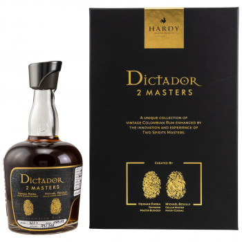Dictador 2 Masters Hardy Spring Blend Rum 1975 und 1977 Rum 42,1% Vol. 700ml
