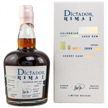 Dictador Rima I Sherry finish Vintage 1999 Rum 45% Vol. 700ml