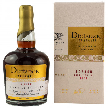 Dictador Jerarquia Borbon 29YO Rum 41% Vol. 700ml
