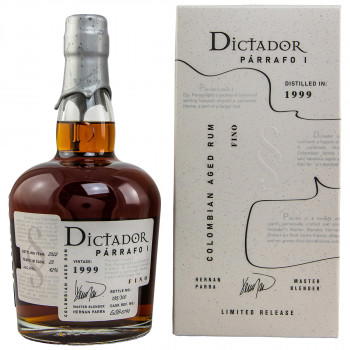 Dictador Párrafo I Fino Vintage 1999 Rum 42% Vol. 700ml