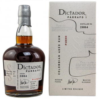 Dictador Párrafo I Pardo Vintage 2004 Rum 41% Vol. 700ml