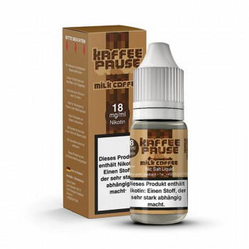 Milk Coffee 10ml 18mg NicSalt by Steamshots Kaffeepause