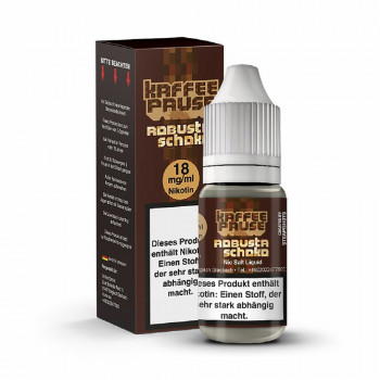 Robusta Schoko 10ml 18mg NicSalt by Steamshots Kaffeepause