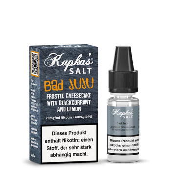 Bad JuJu NicSalt 20mg 10ml Liquid by Kapka’s Flava