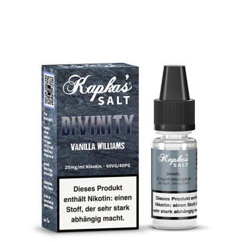 Divinity NicSalt 20mg 10ml Liquid by Kapka’s Flava