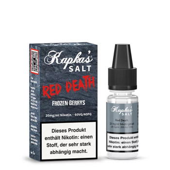 Red Death NicSalt 20mg 10ml Liquid by Kapka’s Flava