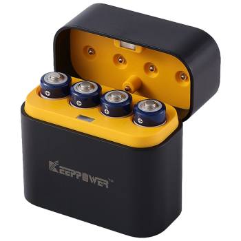 Keeppower I4 Ladegerät inkl. 4x AA 1.5V 4700mWh Li-Ion Akku