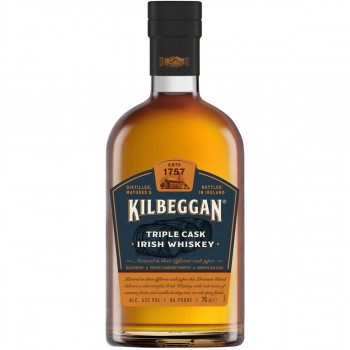 Kilbeggan Triple Cask Irish Whiskey 43% Vol. 700ml