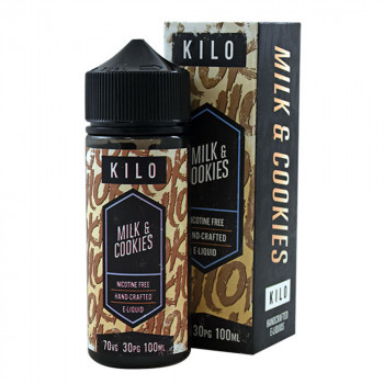 Milk and Cookies 100ml Shortfill Liquid by Kilo New Series