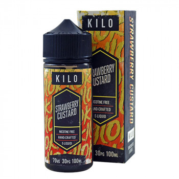 Strawberry Custard 100ml Shortfill Liquid by Kilo New Series