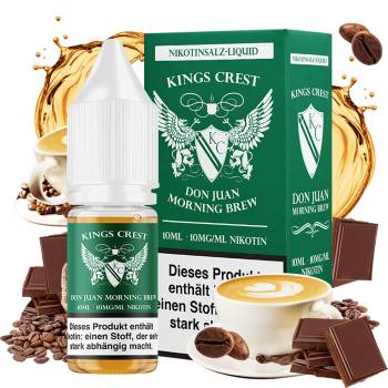 Kings Crest Don Juan Morning Brew NicSalt Liquid 10ml / 10mg