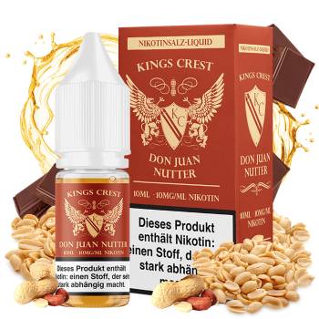 Kings Crest Don Juan Nutter NicSalt Liquid 10ml / 10mg