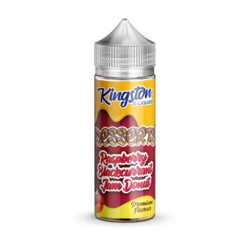 Raspberry Blackcurrant Jam Donut 100ml Shortfill Liquid by Kingston Desserts Raspberry Blackcurrant Jam Donut 100ml Shortfill Liquid by Kingston Desserts