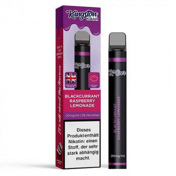 Kingston KBAR E-Zigarette 600 Züge 400mAh NicSalt Blackcurrant Raspberry Lemonade Kingston KBAR E-Zigarette 600 Züge 400mAh NicSalt Blackcurrant Raspberry Lemonade