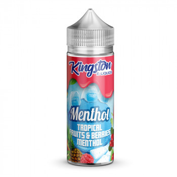 Tropical Fruits & Berries Menthol 100ml Shortfill Liquid by Kingston